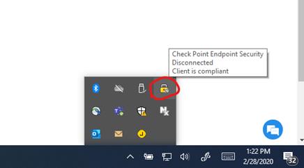 checkpoint vpn client unable to connect to service on windows 10